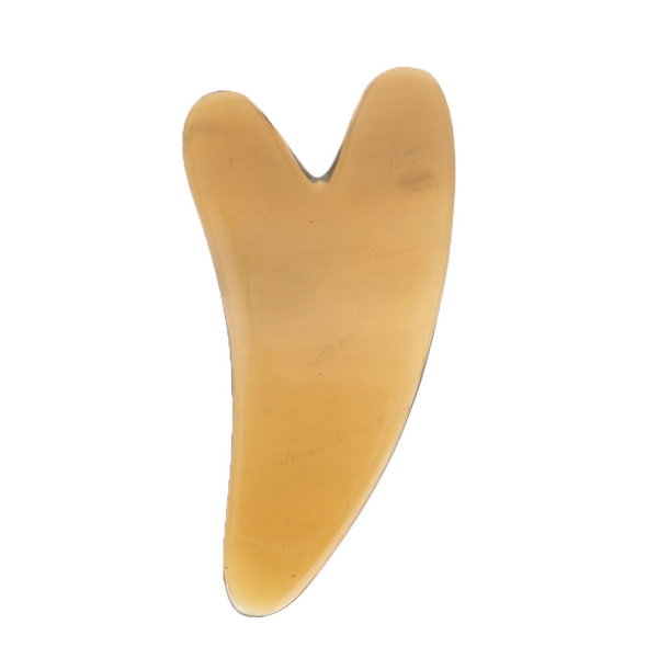 Naturlig Horn Guasha-brett Skraping Plate Kropp Helsepleie Massasje Verktøy (Guasha-brett)