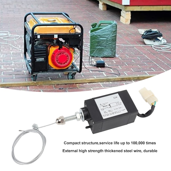 Avstängningsmagnetventil Ingen Värme Låg Strömförbrukning XHQ PT Magnetventil för Generator DC24V