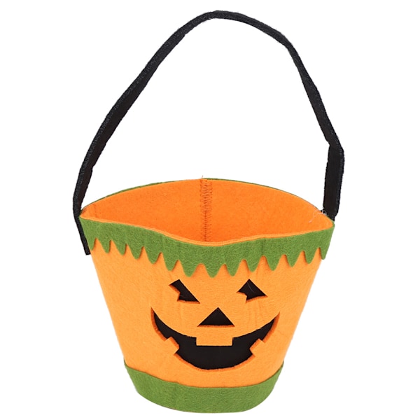 2 kpl Halloween-tunteella valmistettuja makeispusseja, temppu vai herkku -lahjapusseja, kantokasseja kahvoilla, juhlaherkkuja, keltainen