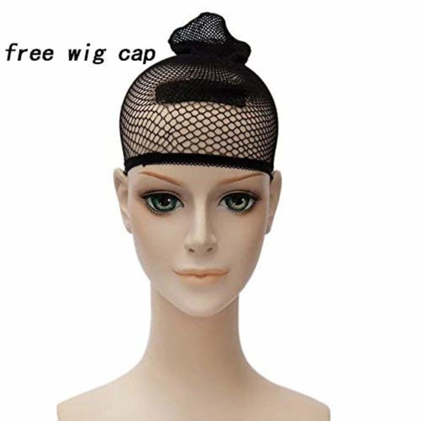 Mångsidig Cosplay-accessoar, Syntetiskt Hår, Långa Flätor, Lätt att Styla, Realistiskt Utseende, Perfekt för Anime-shower, Halloween-kostym, Tillräckligt Tjockt