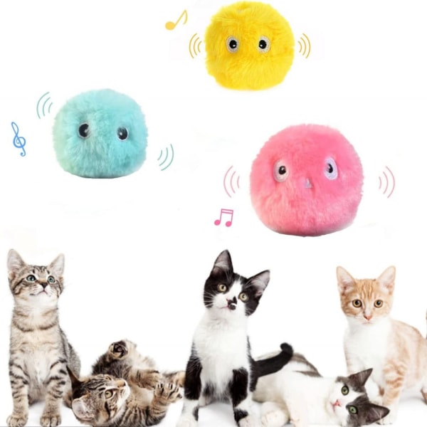 Katzenspielzeug Mit Katzenminze,Interaktives Katzenball mit