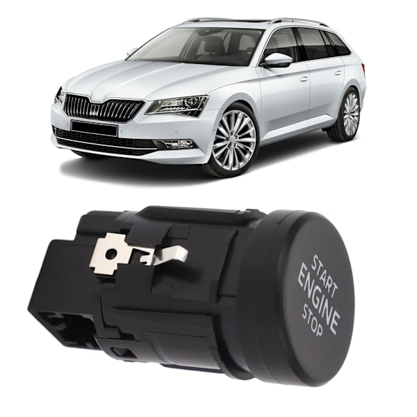 Start Stop Motor Tænd/Sluk-Knap 5ED905217 Udskiftning til Karoq Kodiaq Superb Octavia Scala