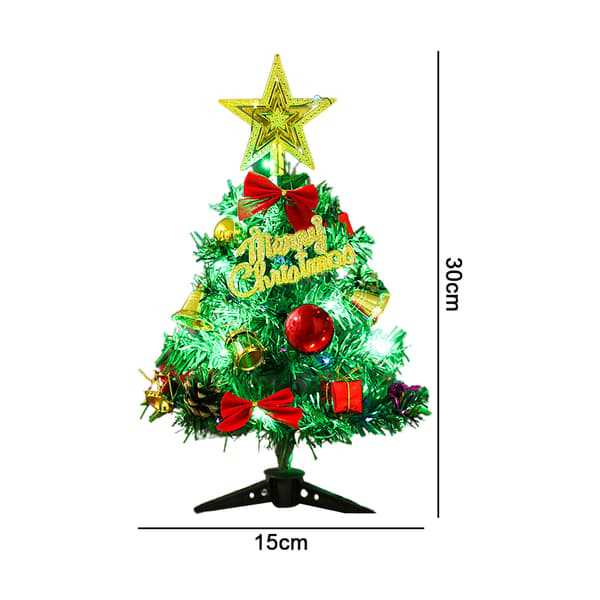 30 cm mini juletræ til skrivebordet A
