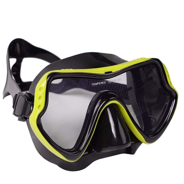 Scuba Snorkeling Set, Panoramic View Anti-Fog Dykmask,