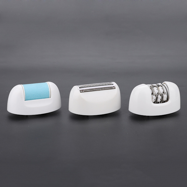 3-i-1 USB Elektrisk Epilator Damrakare Håravlägsning Nagelfräsmaskin Ansikts- och Kroppsvård Blå