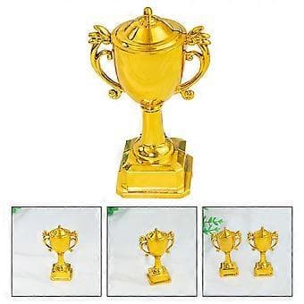 3 stk. Troféformet Kaketopp Bedårende Kakeinnsetting Konkurransetema Kakepynt