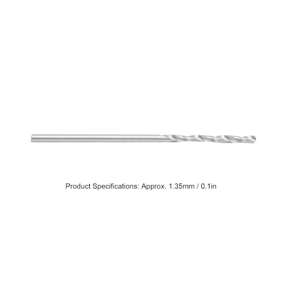 10 stk rette skaft Twist Drill Bits for smykker perle Punch Drilling Machine 1.35mm