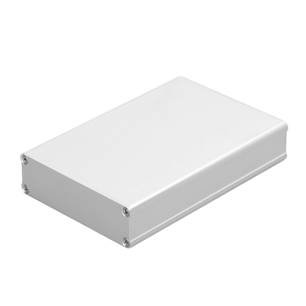 Projektbox i aluminiumlegering, integrerad matt silver, DIY-instrumentlådor för PCB-kablage 22x74x110mm