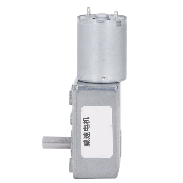 24V DC Växelmotor 12mm Enkelaxel 4 till 25kg.cm Självlåsande Reversibel Maskväxelmotor med Bas för Maskiner 10RPM