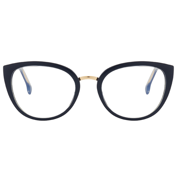 Modepersonlighed retro katteøje anti-blå lys flade briller