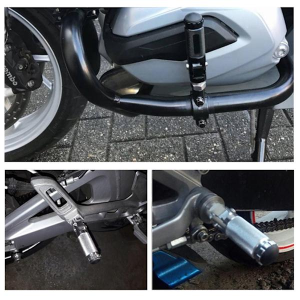 CNC Universal Motorcykel Racing Folding Fodstøtter 8mm Montering