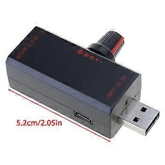 5W USB Ventilator Regulator USB Ventilator Trinløs Hastighedsregulator Forbedre Køleydelsen Hastighedsregulator 66mm/2.6inch