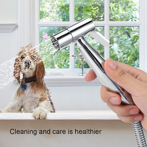7/8 Gjenget Kobber Toalett Bidet Sprøyte Slangebrakett Dusj Diverter Kit for Hjem Bad