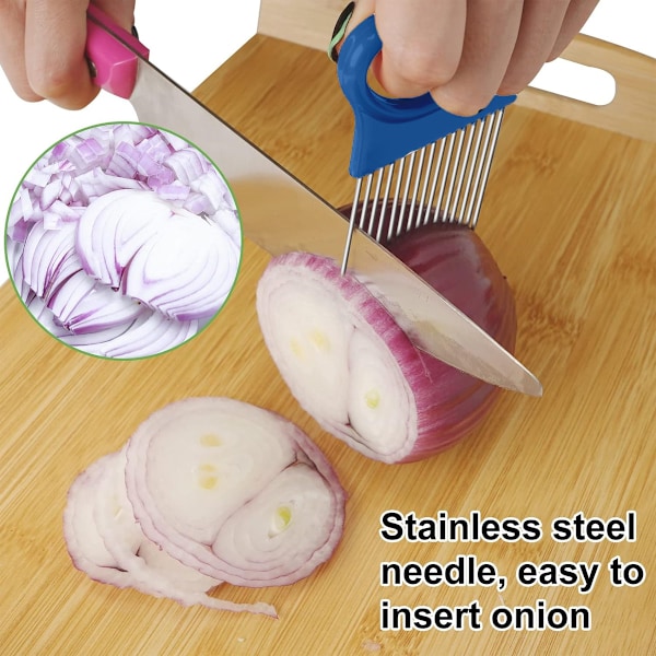 Multifunktionell Skivare, Grönsaksskärare med Rostfria Stålpiggar, För Hackning av Potatis, Citroner och Mer, Ergonomisk Design, Halkfri Bas, Jämn