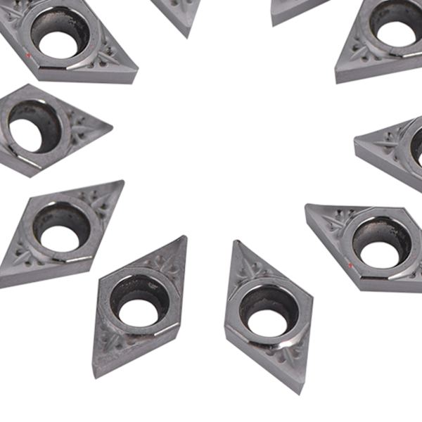 10 stk./sæt CNC Carbide Tip Indlæg Blade Skærer Drejebænk Værktøj med Æske DCGT070204-AK