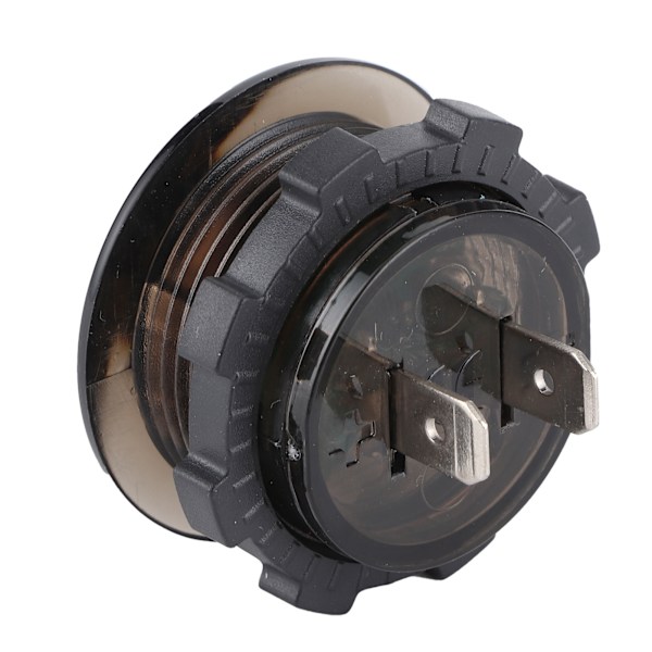 Universal LED DC Digital Voltmeter Spänningsmätare Bilbatteri Mätare 12‑24V Med Tryckknapp Blå