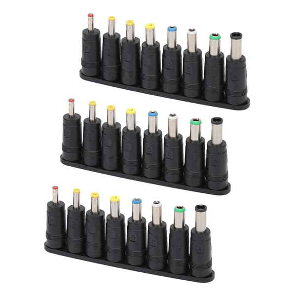 Multifunksjonell DC-plugg Universalt Adaptersystem, Strømomformer med USB til DC-ladekabel for smarttelefoner LED-lys barbermaskiner, Utskiftbar