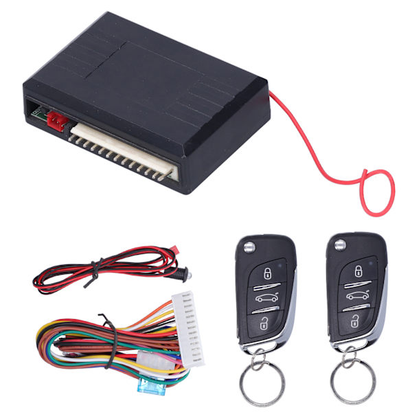 Universal Fjärrkontroll Säkerhetsdörrlås Kit Automatisk Nyckelfri Entrésystem Med LED-Indikator