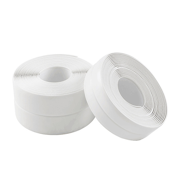 Vit förpackning med 2 (3,2m*2,2cm) Hem PVC Material Diskho Rivremsa Ki