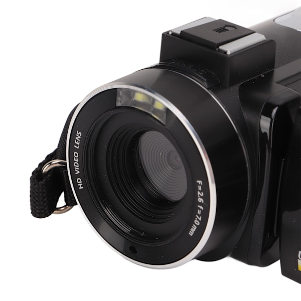 2.7K 48MP Full HD Digitaalinen Videokamera 3.0 Tuuman IPS-Näyttö 18x Digitaalinen Zoomaus Videokamera Videokamera Kaukosäätimellä FHD F6