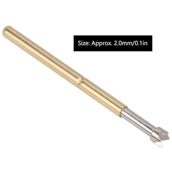 100 stk. Fjederprobe Testbelastning Kontaktpinde 4 Kløer 2mm Hardwareværktøj P125‑Q