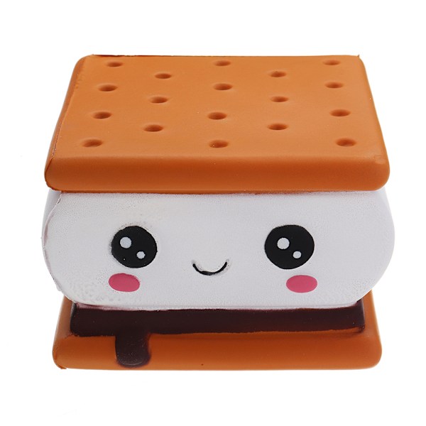Långsamt Stigande Kawaii Klämleksak För Stresslindring, Miljövänligt Material Mjuk Squishy Söt Barn Vuxen Gåva, Perfekt För Hemmakontorsanvändning Med Långsam