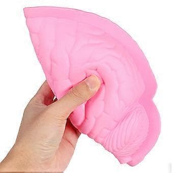 1 stk. Hjerneformet Halloween Kakeform Bakeverktøy (Rosa)