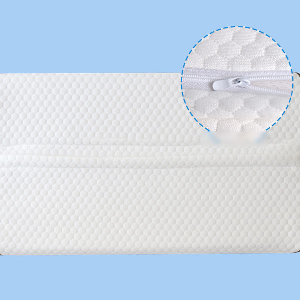 Cervicalkudde för lindring av nacksmärta, ergonomisk design med långsam återhämtning, minnesskum, justerbar höjd, ortopediskt stöd med andningsbart örngott