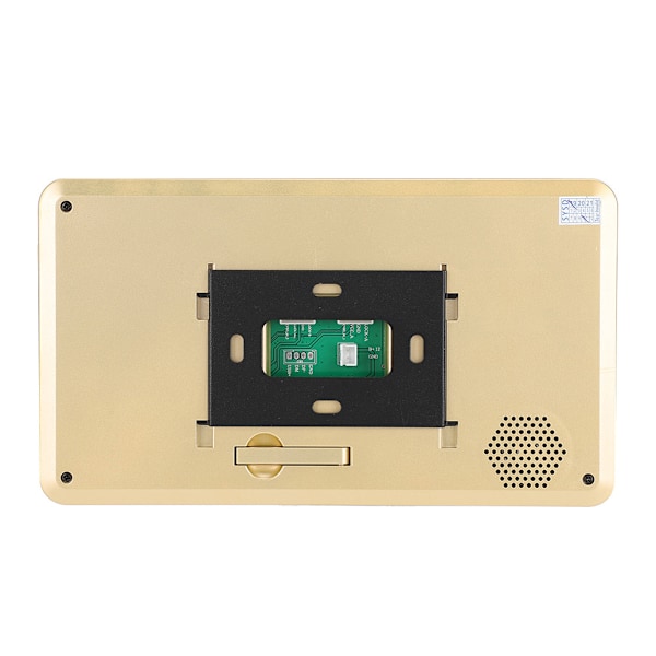 100-240V 7 tum 720P WIFI Pekskärm Intercom 3 Monitorer Dörrklocka EU-kontakt