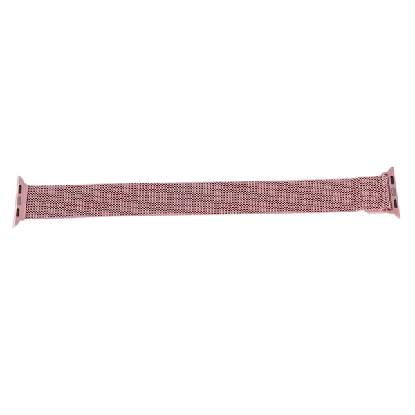 Metalliskt Urband Stilrent Elegant Rostfritt Stål Näturband med Magnetiskt Spänne för Urtillbehör Rosrosa 38mm/1.50in, 40mm/1.57in