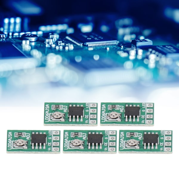10 st. Konstantströmsjusterbara Moduler 30‑1500MA 3V 3.3V 3.7V 4.5V 5V 6V Ström LED-drivrutin DC 2.8‑6V