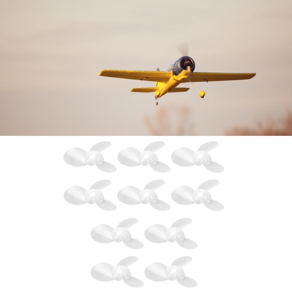 10pcs Shaft Propeller Fan Leaves RC Boat Propeller for Mini Fans Electric Toy Science and Education Toy