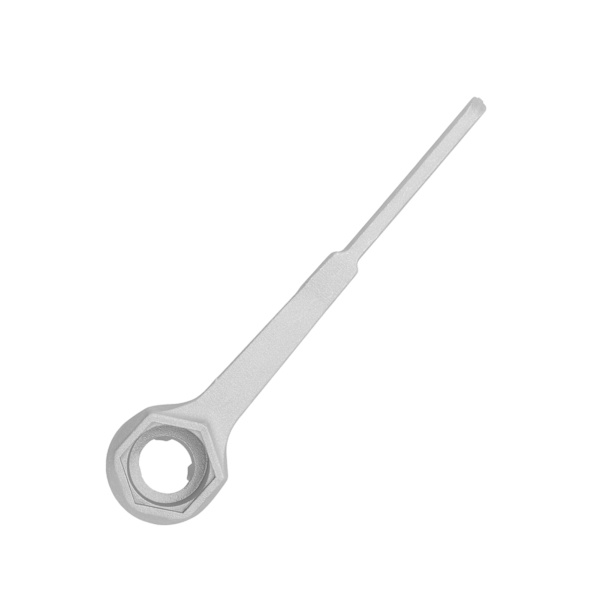 Trommeløkkel i aluminium, 27 cm lang, for åpning av lokk, for 10, 15, 20, 30, 55 gallon