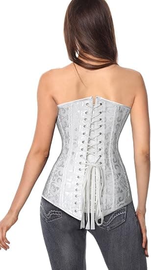 Dame 26 stålbenet bomuld lang torso timeglas kropsformer C