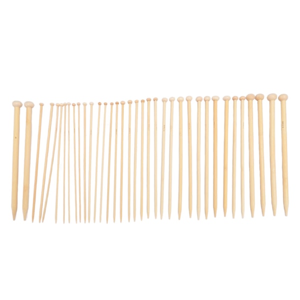 36 st Raka Stickor 35 cm Enkelspetsiga Finblekta Karboniserade Stickor för Ärmar Handskar Tröjor