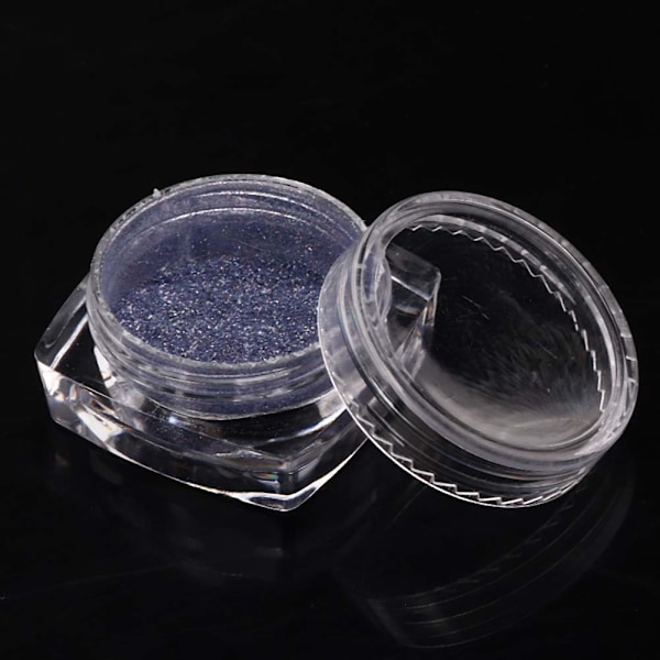 6 st 0,5 g Nagelfärgspulver Nageldekorering Glitter Pigment för Nagelsalong TCL-04