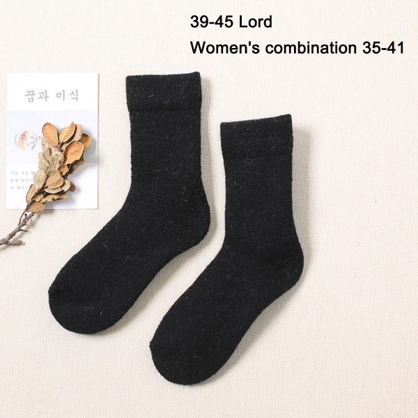 3 par høst og vinter varme sokker midt-legg sokker polstret og