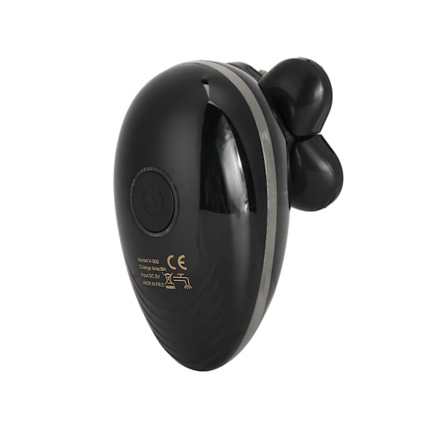 4-in-1 Monitoiminen 5D USB-Lataava Parranajokone Hiustenleikkuri Sähköinen Partakonesetti Miehille EU-Pistoke 100-240V Musta