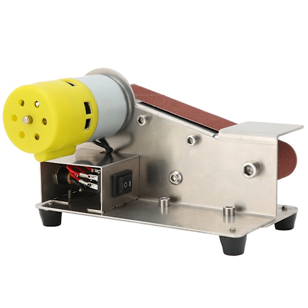 Mini Bæltesliber Elektrisk DIY Polering Slibningsmaskine Slibemaskine AC110‑240VEU Stik 775（100W）