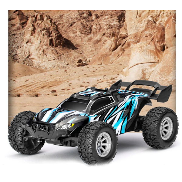 2,4 GHz 1:32 mittakaavan kaukosäädöllä toimiva auto, korkea nopeus, 2 tilaa, RC-kilpa-autolelu tienesteillä