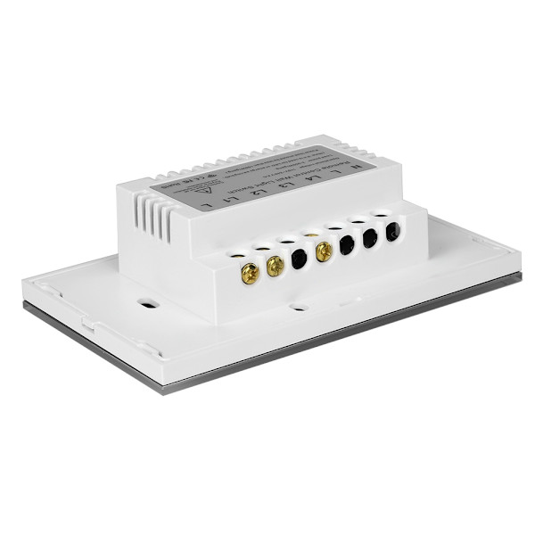 RF433 Trådløs Fjernbetjening Berøringslys Smart Vægskift med To Knapper 110V-240V