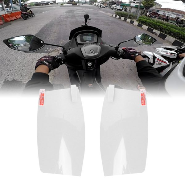 2 stk. Motorcykel Speedometer Skærmsfilm Klynge Ridsebeskytter Dæksel Vandafvisende Udskiftning til Yamaha Nmax 155 2020