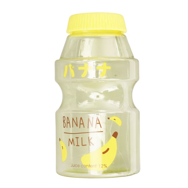 Vattenflaska Tecknad Innovativ BPA-fri Återanvändbar Transparent Juiceflaska för Utomhussporter Resor 16oz/480ml