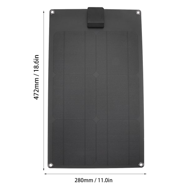 20W 18V Aurinkopaneeli Tukee 5V USB 18V DC TYPE C Ulostuloa Latautuva Aurinkopaneeli Power Bank Autolle Moottoripyörälle