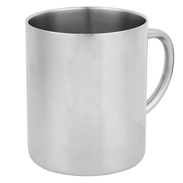 Kaffemuggar i rostfritt stål, vakuumisolerad dubbel lagerstruktur för värmehållning, stilren och enkel design för varma och kalla drycker, perfekt