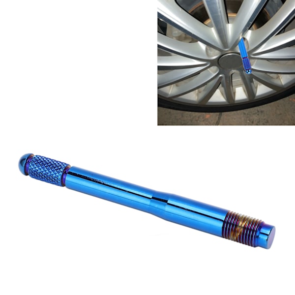 Blå Universal Hjulinställnings Stift Rostfritt Stål Stift Dövpinne Däckpositioneringsstift Fälg Stift Pilot Stift för Bil M12x1.5