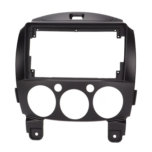 Navigationspanelramme Trim ABS Instrumentbræt Dæksel 2 Din Udskiftning til Mazda 2 2007‑2013