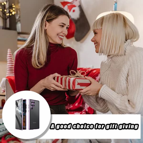 Hemmelig dobbeltfôr for Samsung S21 sølv sølv