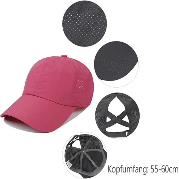 Naisten cap Naisten kesähattu Miesten baseball cap Cap ulkokäyttöön aurinkosuoja Summer Cap Säädettävä cap (pään ympärysmitta: