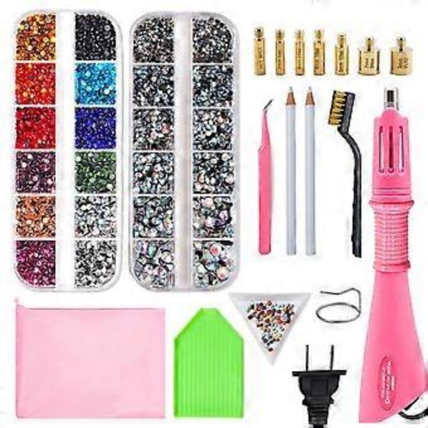 Strass Applikator Set, Spetsar, Strass
